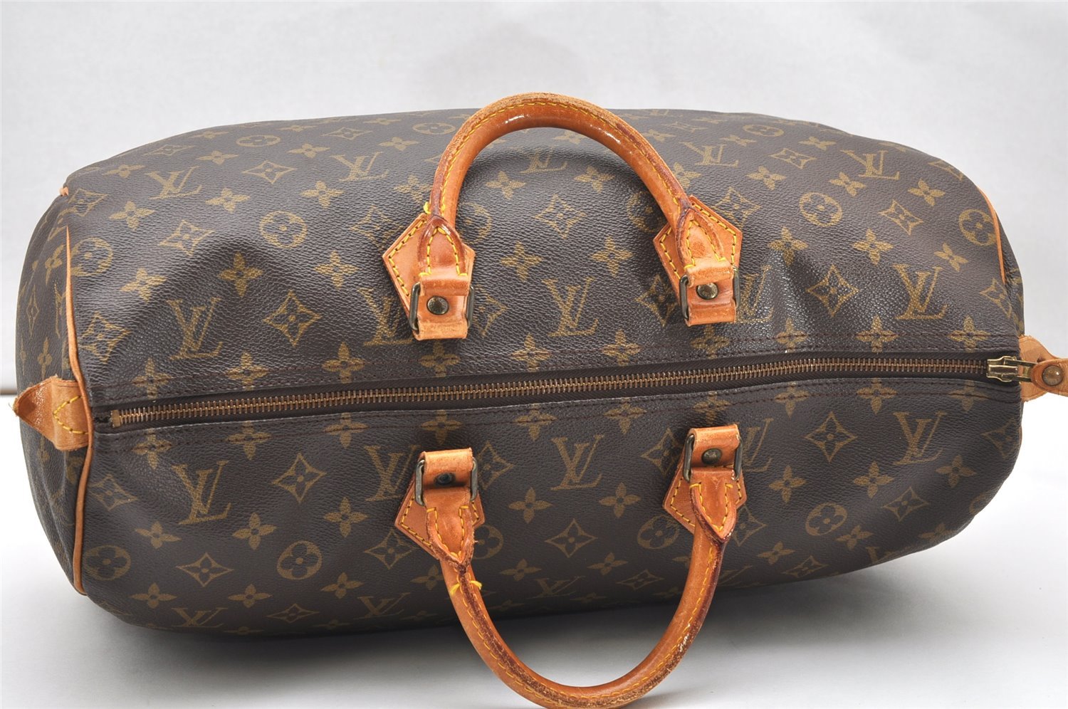 Authentic Louis Vuitton Monogram Speedy 40 Hand Boston Bag M41522 LV 4558K