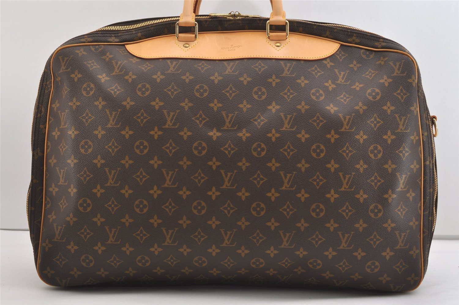 Authentic Louis Vuitton Monogram Alize 2 Poches 2 Way Travel Bag M41392 LV 4559J