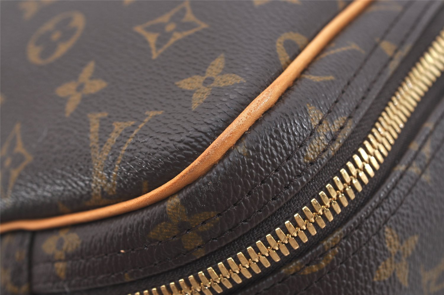 Authentic Louis Vuitton Monogram Alize 2 Poches 2 Way Travel Bag M41392 LV 4559J