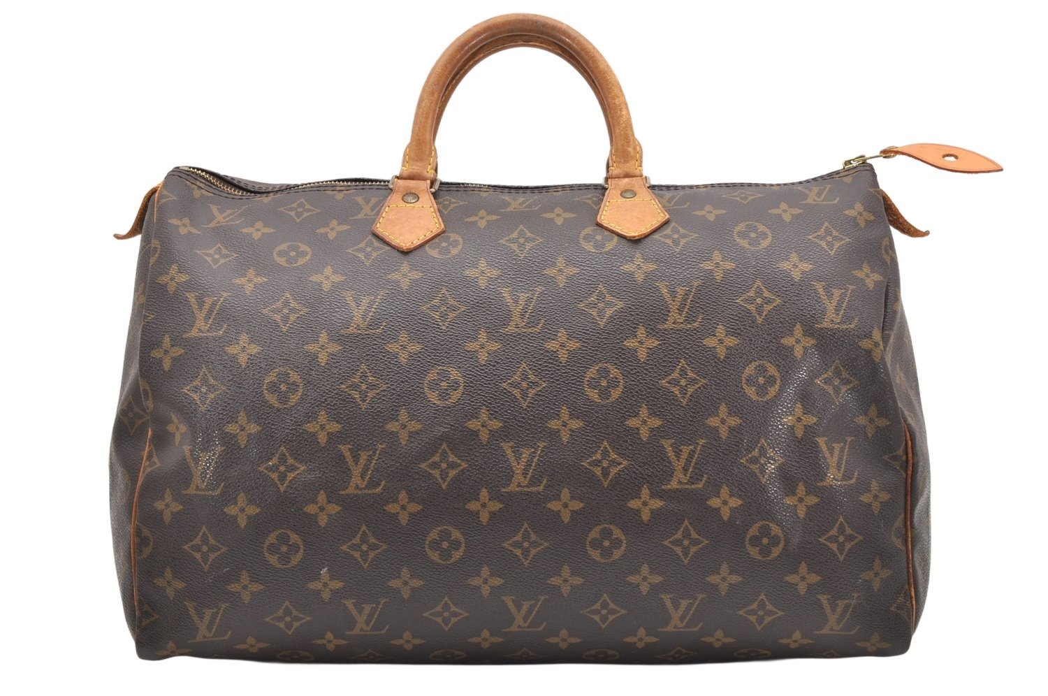 Authentic Louis Vuitton Monogram Speedy 40 Hand Boston Bag M41522 LV 4559K