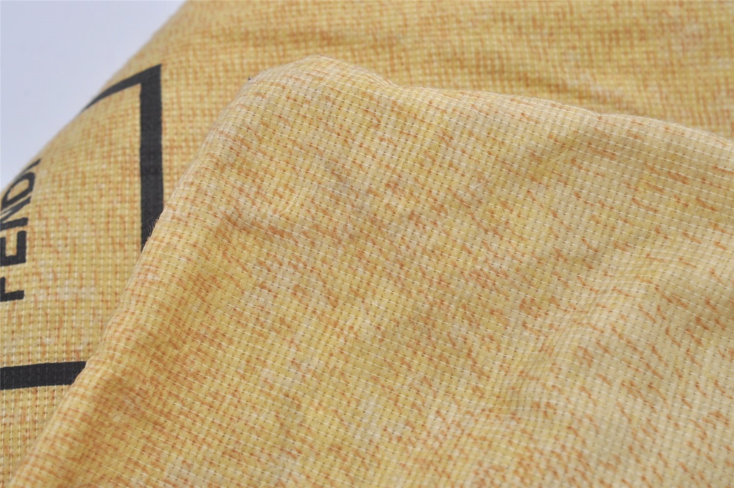Authentic FENDI Zucca Mamma Baguette Shoulder Bag Canvas Leather Beige 4560I