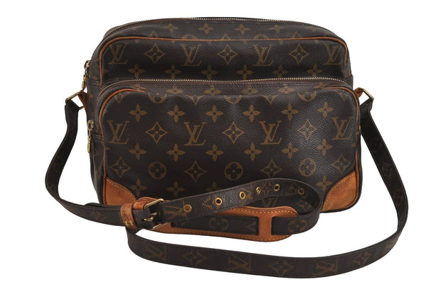 Authentic Louis Vuitton Monogram Nile Shoulder Cross Body Bag M45244 LV 4560J