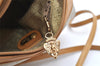 Authentic GUCCI Micro GG PVC Leather Shoulder Cross Bag Purse White Cream 4560K