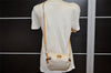 Authentic GUCCI Micro GG PVC Leather Shoulder Cross Bag Purse White Cream 4560K