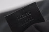Authentic GUCCI Shoulder Cross Body Bag GG Canvas Leather 145856 Black 4561I