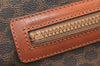 Authentic CELINE Macadam Blason Pattern Clutch Hand Bag PVC Leather Brown 4561K