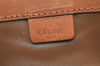 Authentic CELINE Macadam Blason Pattern Clutch Hand Bag PVC Leather Brown 4561K