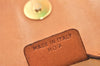 Authentic CELINE Macadam Blason Pattern Clutch Hand Bag PVC Leather Brown 4561K