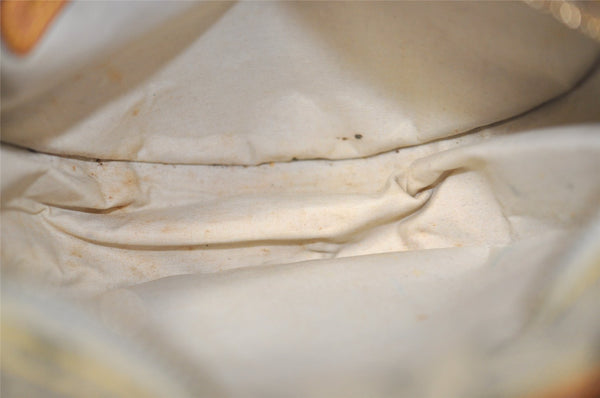 Auth Louis Vuitton Monogram Mini Jeanne GM Shoulder Cross Bag M92000 Blue 4562I