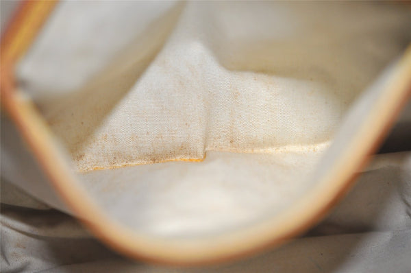 Auth Louis Vuitton Monogram Mini Jeanne GM Shoulder Cross Bag M92000 Blue 4562I