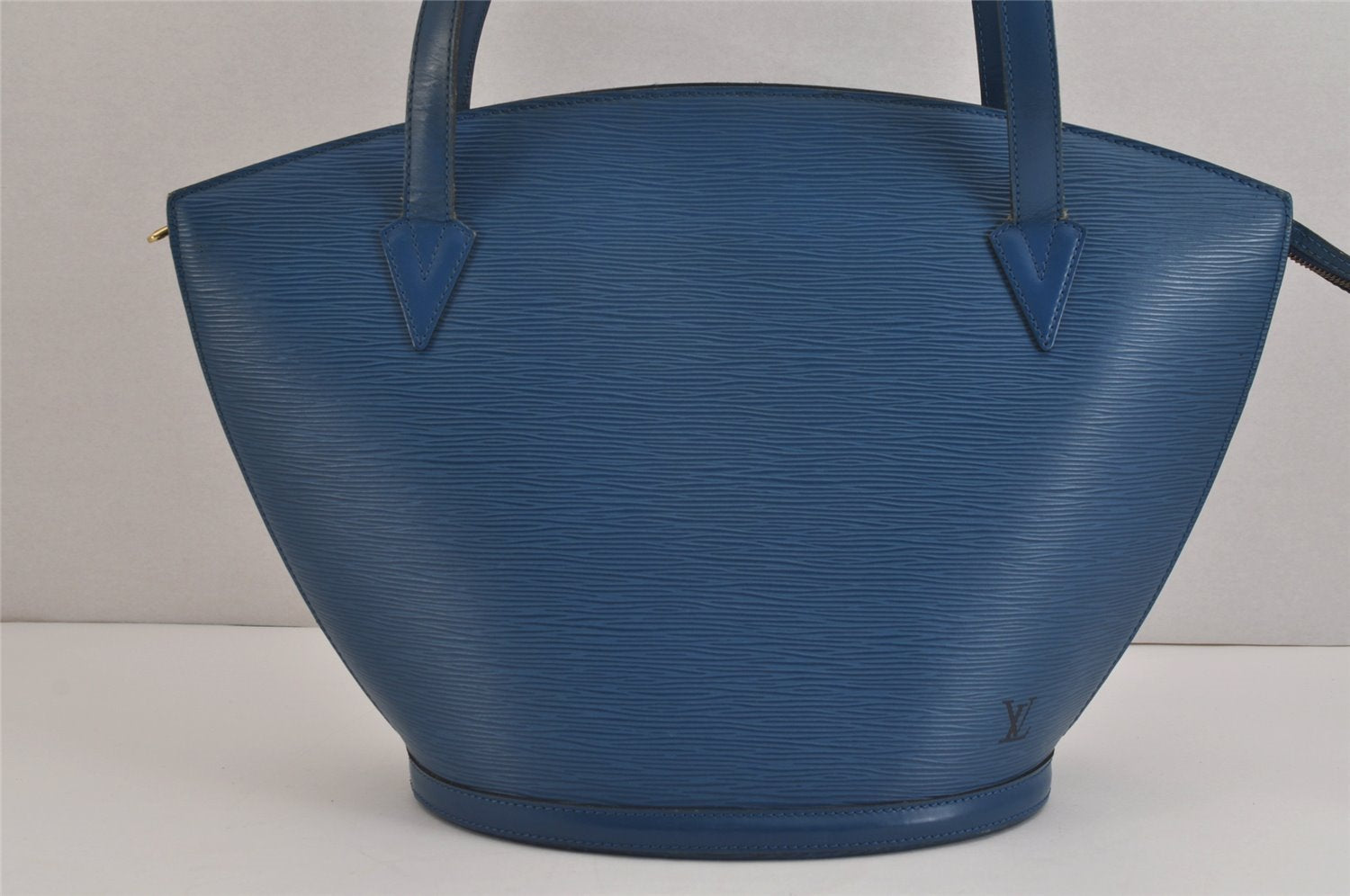 Auth Louis Vuitton Epi Saint Jacques Shopping Shoulder Bag Blue M52265 LV 4562J