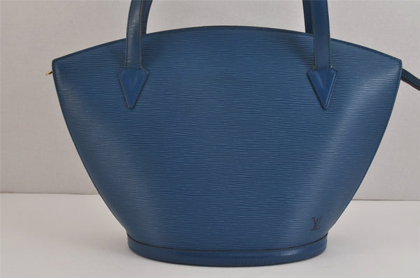 Auth Louis Vuitton Epi Saint Jacques Shopping Shoulder Bag Blue M52265 LV 4562J