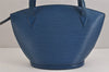 Auth Louis Vuitton Epi Saint Jacques Shopping Shoulder Bag Blue M52265 LV 4562J
