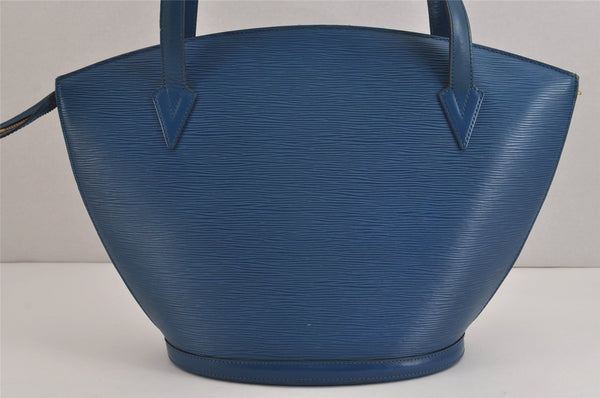 Auth Louis Vuitton Epi Saint Jacques Shopping Shoulder Bag Blue M52265 LV 4562J