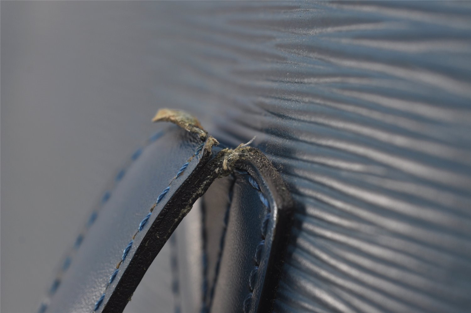 Auth Louis Vuitton Epi Saint Jacques Shopping Shoulder Bag Blue M52265 LV 4562J