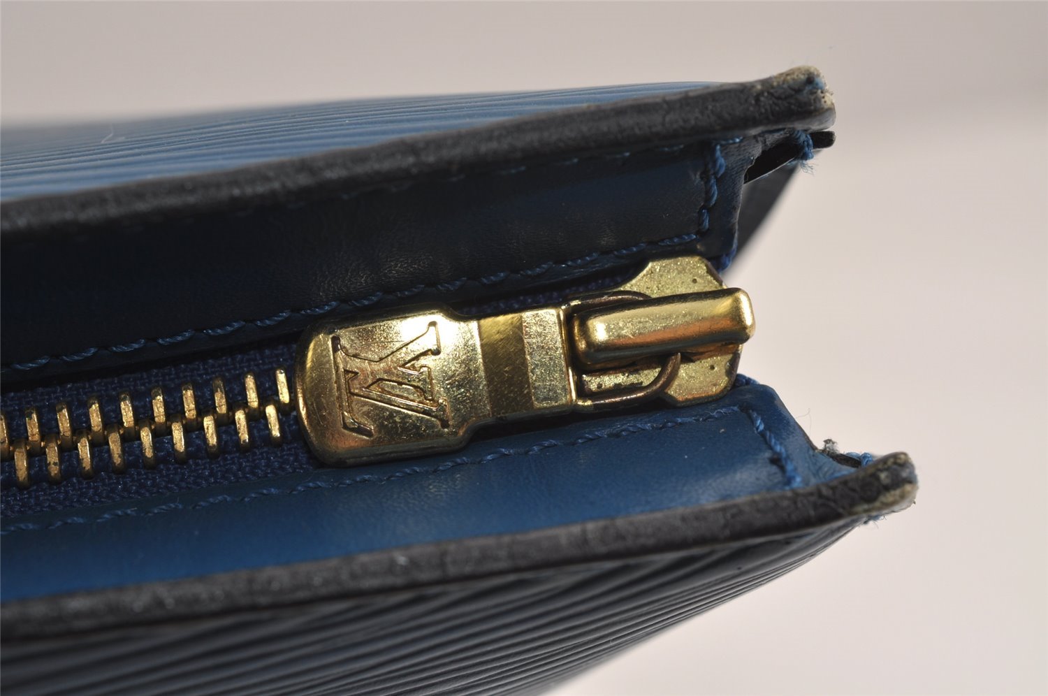 Auth Louis Vuitton Epi Saint Jacques Shopping Shoulder Bag Blue M52265 LV 4562J