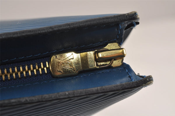 Auth Louis Vuitton Epi Saint Jacques Shopping Shoulder Bag Blue M52265 LV 4562J