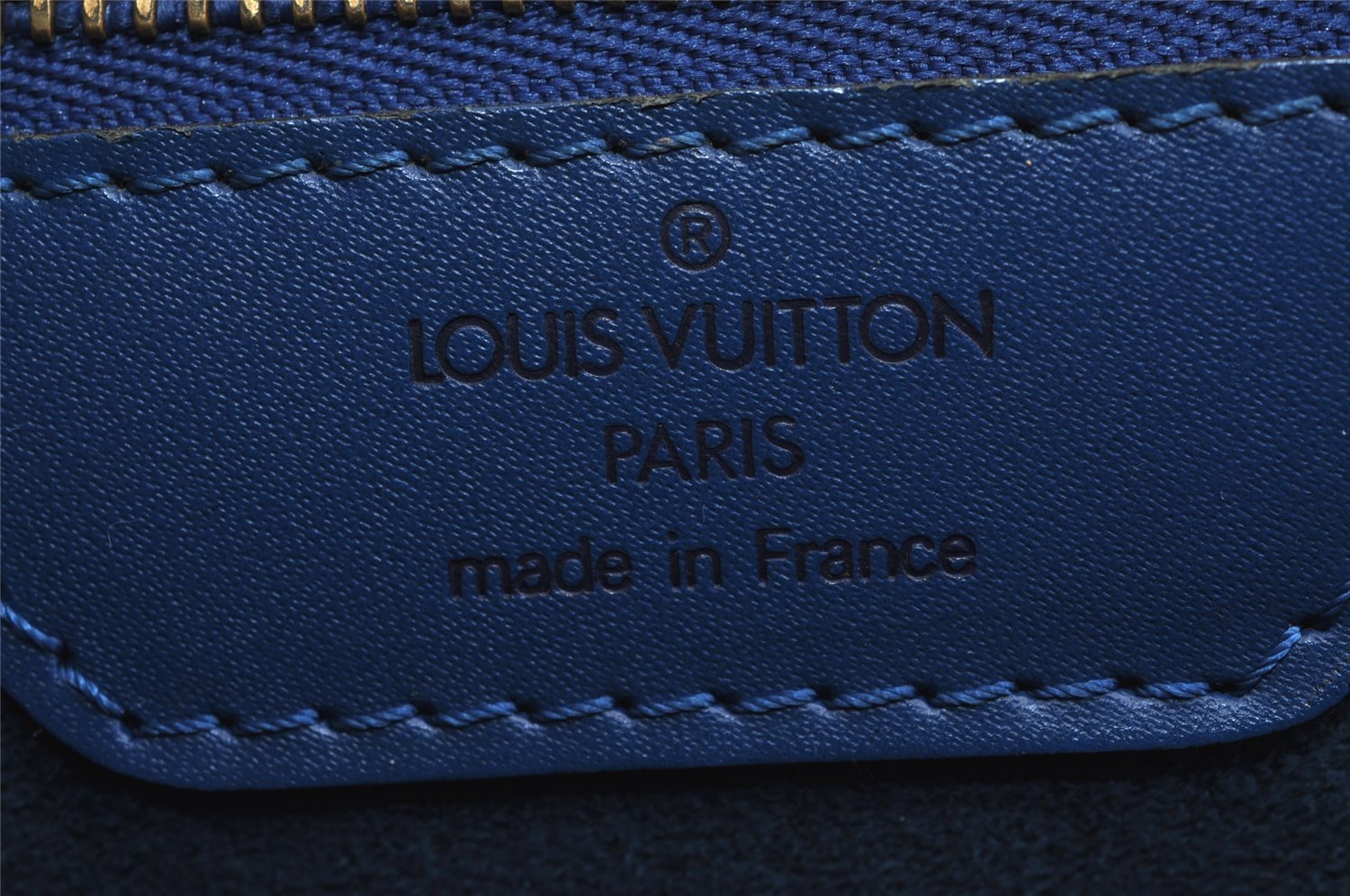 Auth Louis Vuitton Epi Saint Jacques Shopping Shoulder Bag Blue M52265 LV 4562J