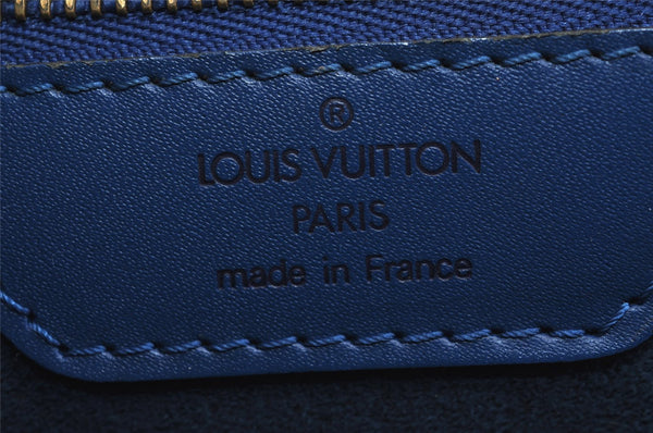Auth Louis Vuitton Epi Saint Jacques Shopping Shoulder Bag Blue M52265 LV 4562J