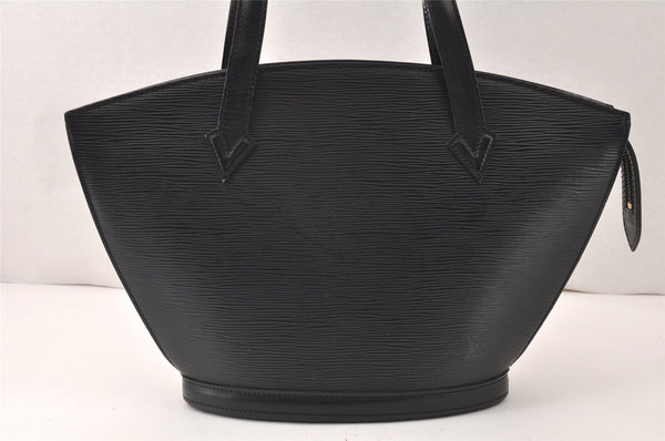Authentic Louis Vuitton Epi Saint Jacques Hand Bag Black M52272 LV 4562K