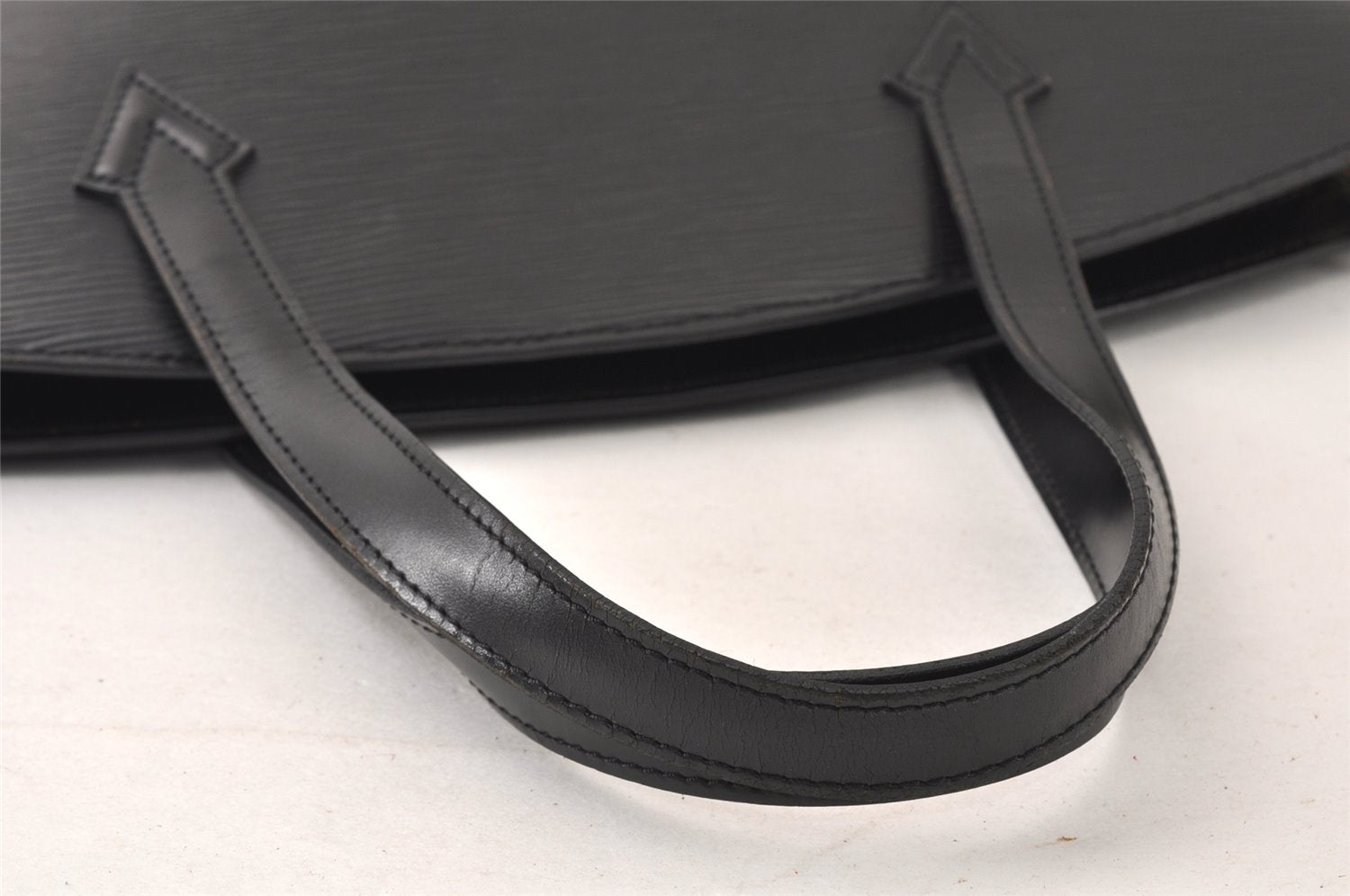 Authentic Louis Vuitton Epi Saint Jacques Hand Bag Black M52272 LV 4562K