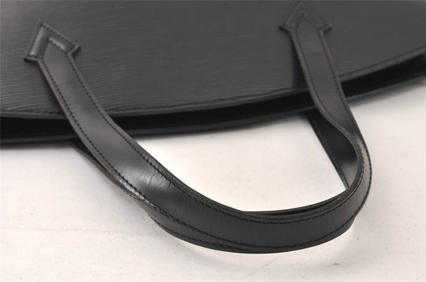 Authentic Louis Vuitton Epi Saint Jacques Hand Bag Black M52272 LV 4562K