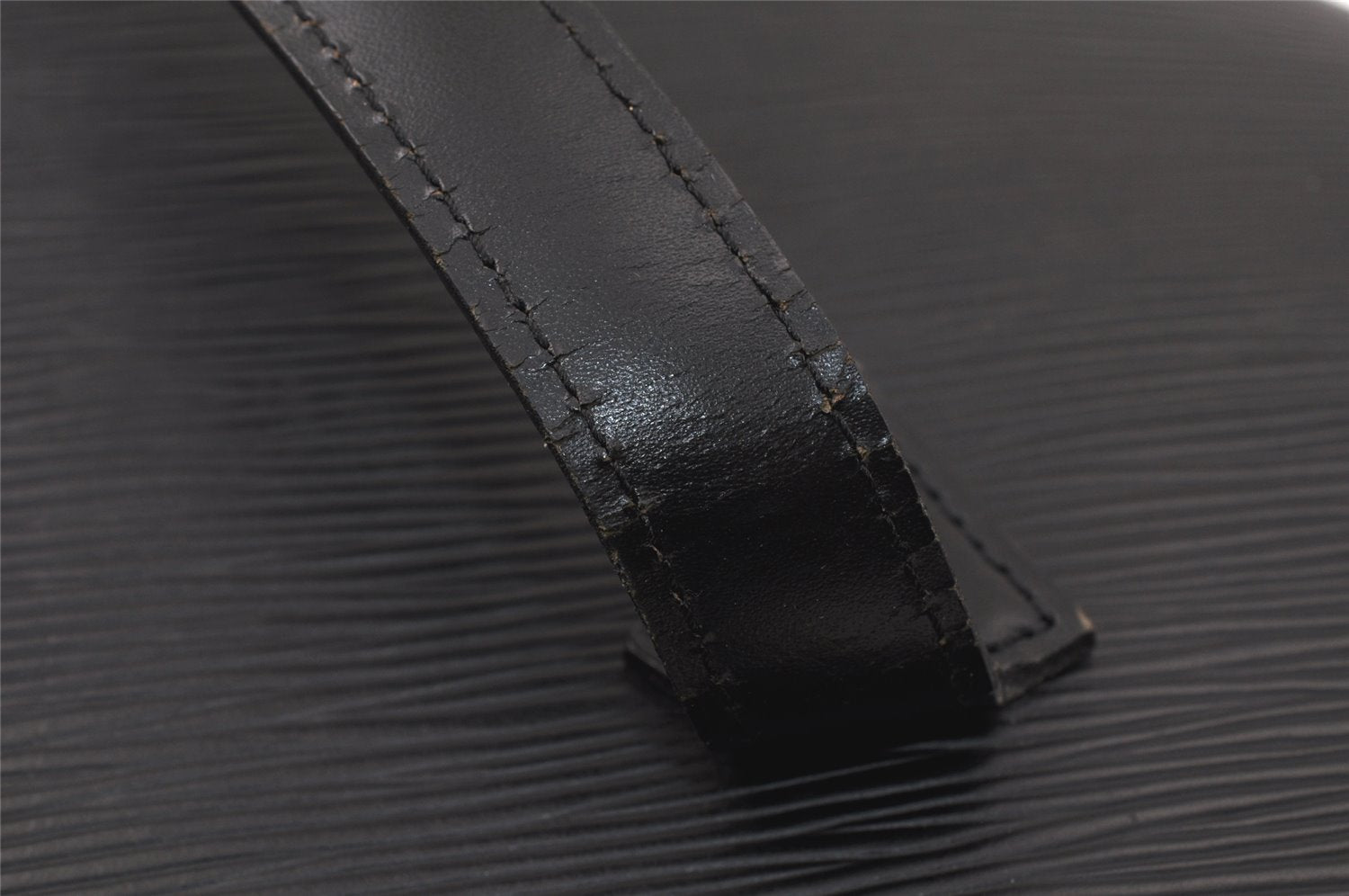 Authentic Louis Vuitton Epi Saint Jacques Hand Bag Black M52272 LV 4562K