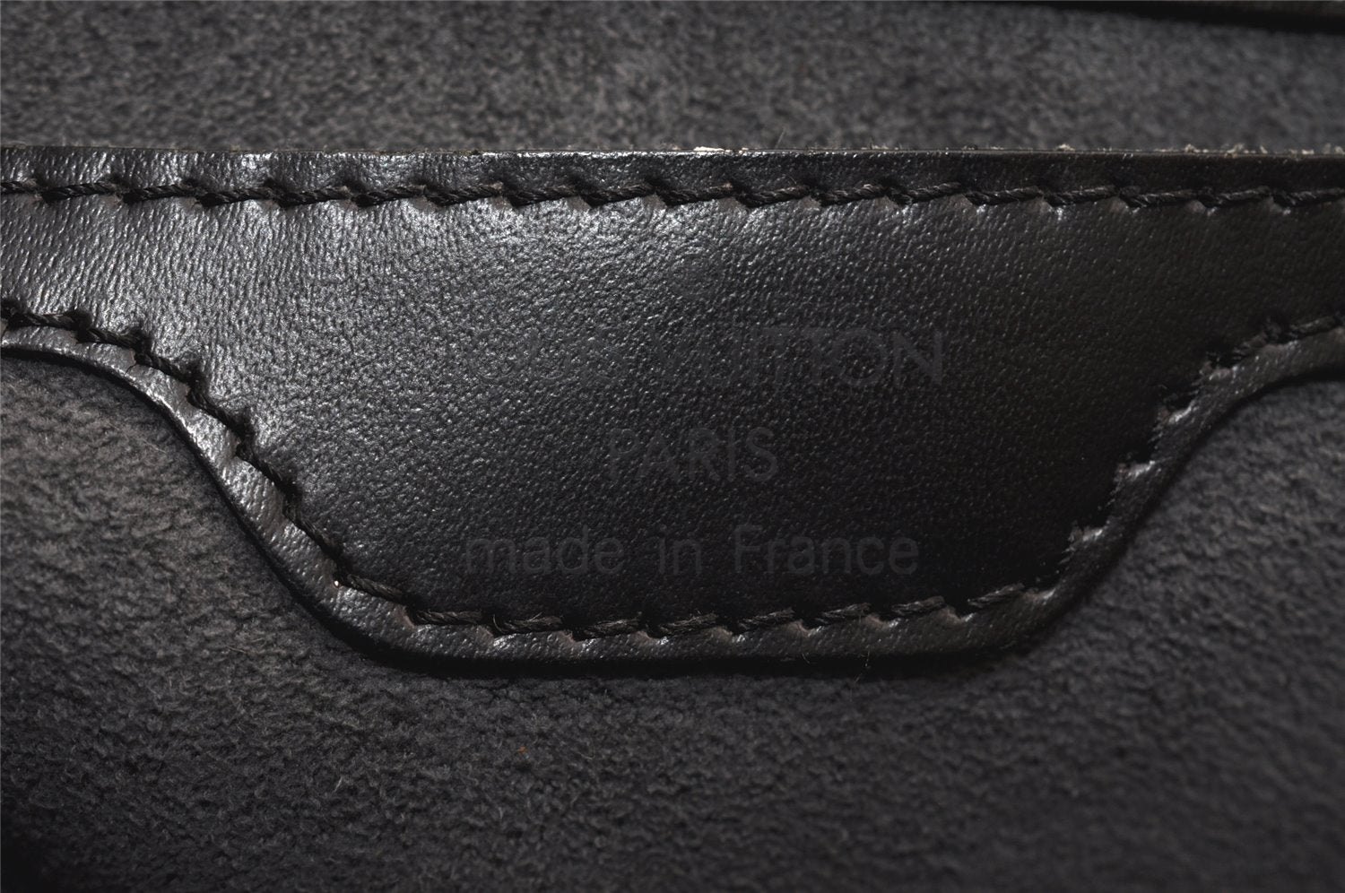 Authentic Louis Vuitton Epi Saint Jacques Hand Bag Black M52272 LV 4562K