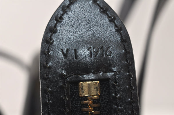 Authentic Louis Vuitton Epi Saint Jacques Hand Bag Black M52272 LV 4562K