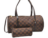 Authentic Louis Vuitton Damier Papillon 30 Hand Bag Purse N51303 LV 4563J