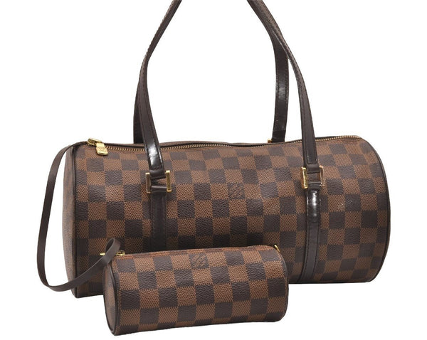 Authentic Louis Vuitton Damier Papillon 30 Hand Bag Purse N51303 LV 4563J