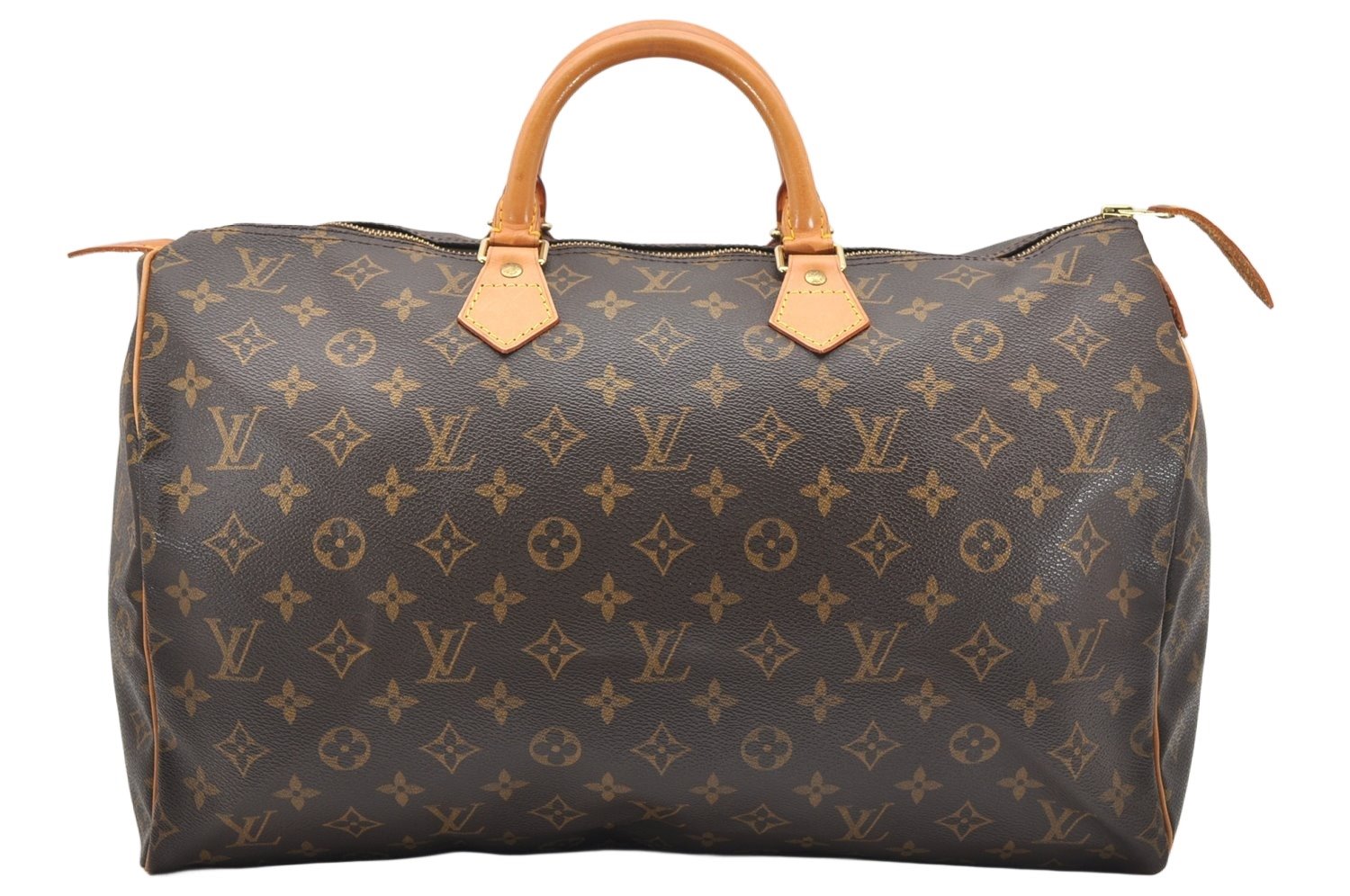 Authentic Louis Vuitton Monogram Speedy 40 Hand Boston Bag M41522 LV 4563K