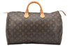 Authentic Louis Vuitton Monogram Speedy 40 Hand Boston Bag M41522 LV 4563K