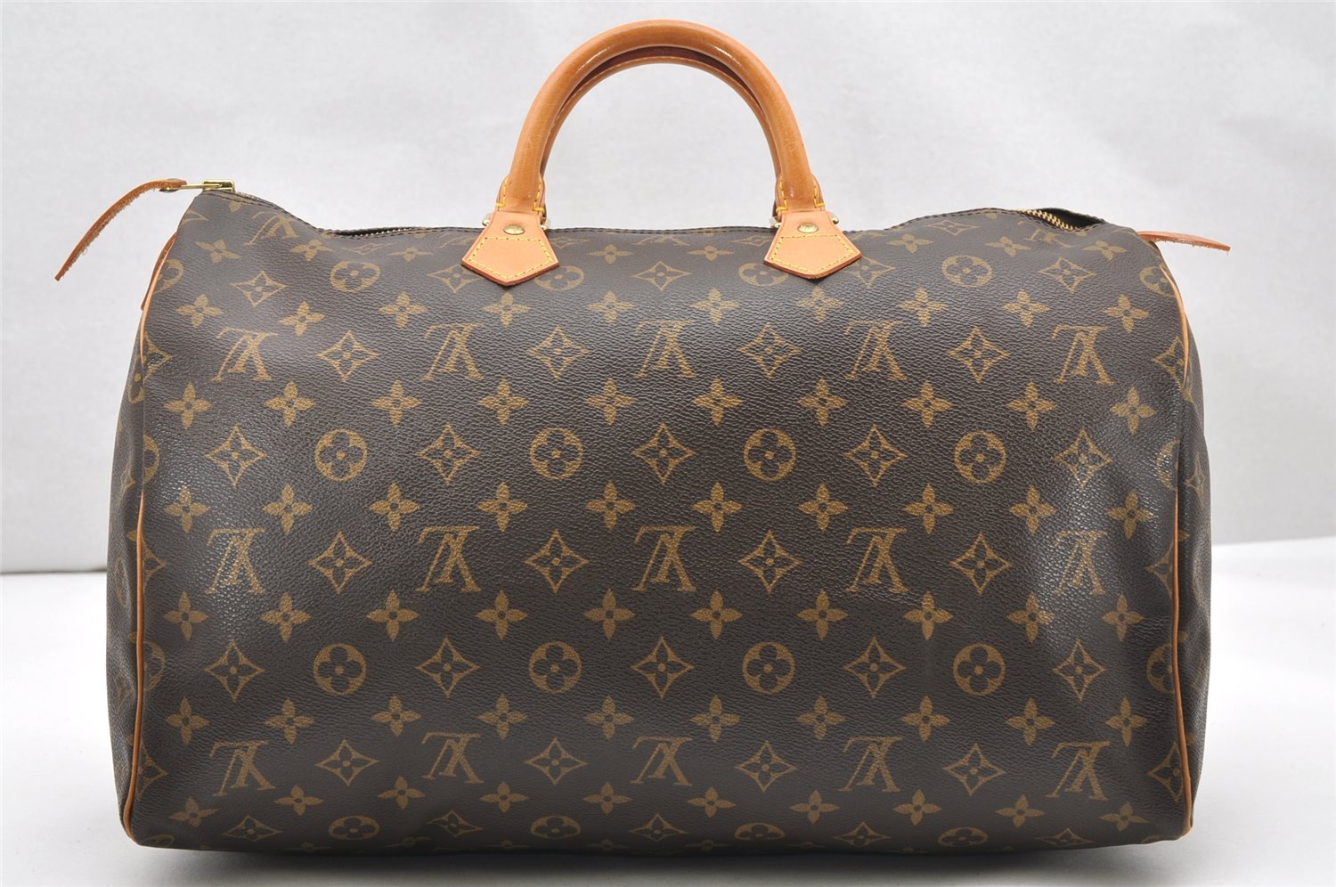 Authentic Louis Vuitton Monogram Speedy 40 Hand Boston Bag M41522 LV 4563K