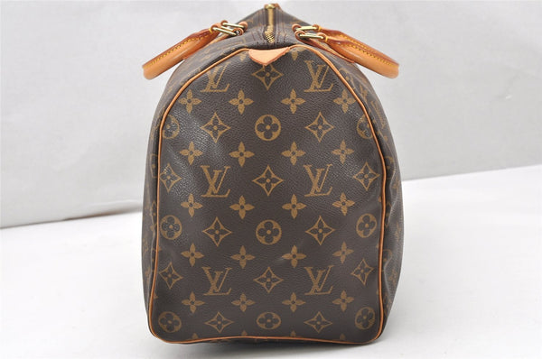 Authentic Louis Vuitton Monogram Speedy 40 Hand Boston Bag M41522 LV 4563K