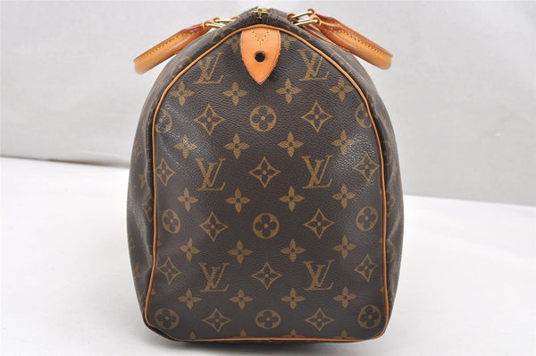 Authentic Louis Vuitton Monogram Speedy 40 Hand Boston Bag M41522 LV 4563K