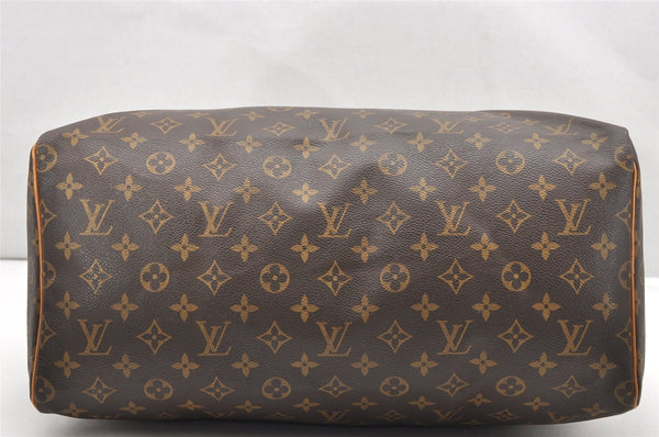 Authentic Louis Vuitton Monogram Speedy 40 Hand Boston Bag M41522 LV 4563K