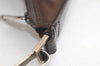 Authentic GUCCI Vintage Shoulder Tote Bag Nylon Leather 0011955 Brown 4564K