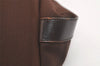 Authentic GUCCI Vintage Shoulder Tote Bag Nylon Leather 0011955 Brown 4564K