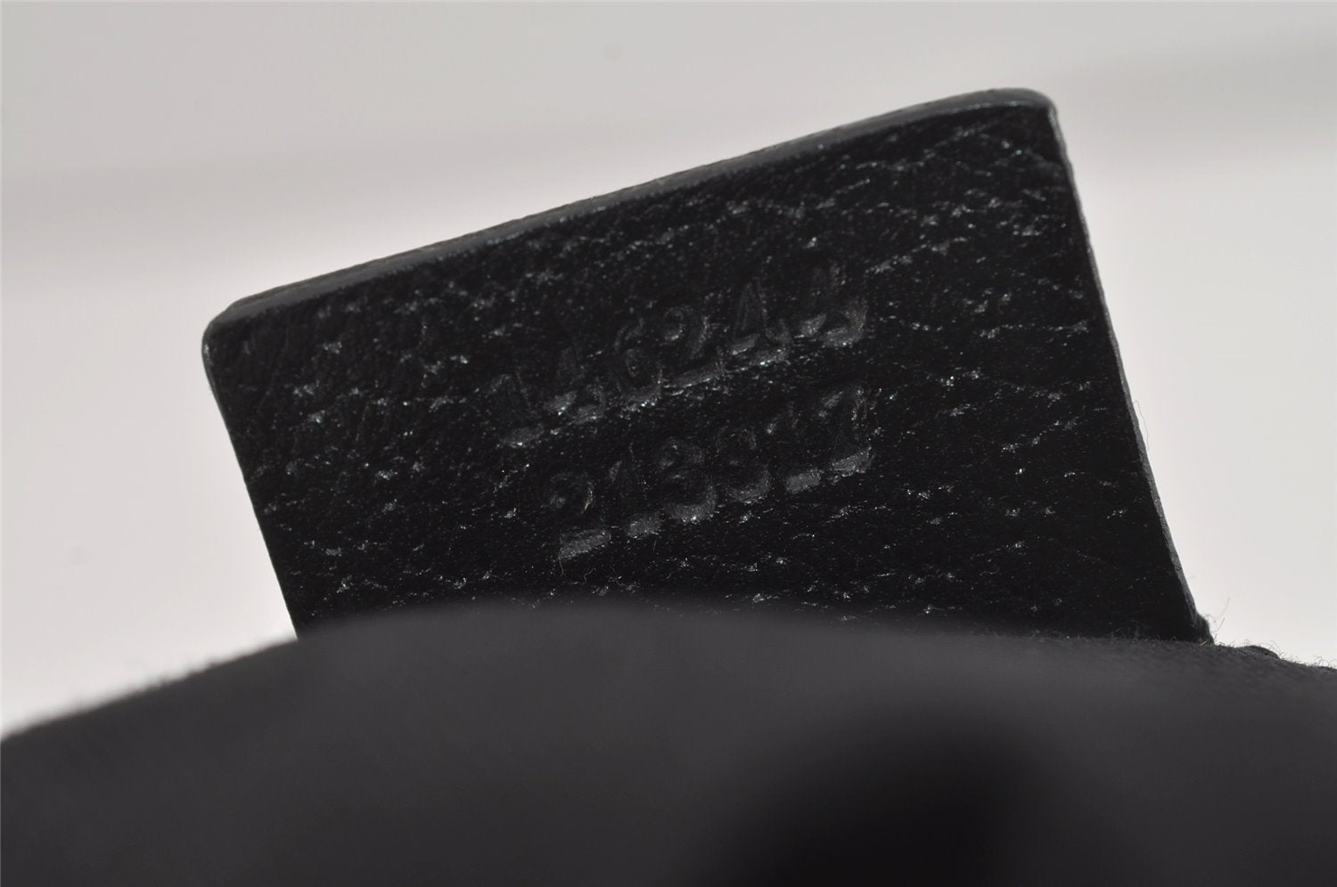 Authentic GUCCI Shoulder Hand Bag Purse GG Canvas Leather 146244 Black 4565I