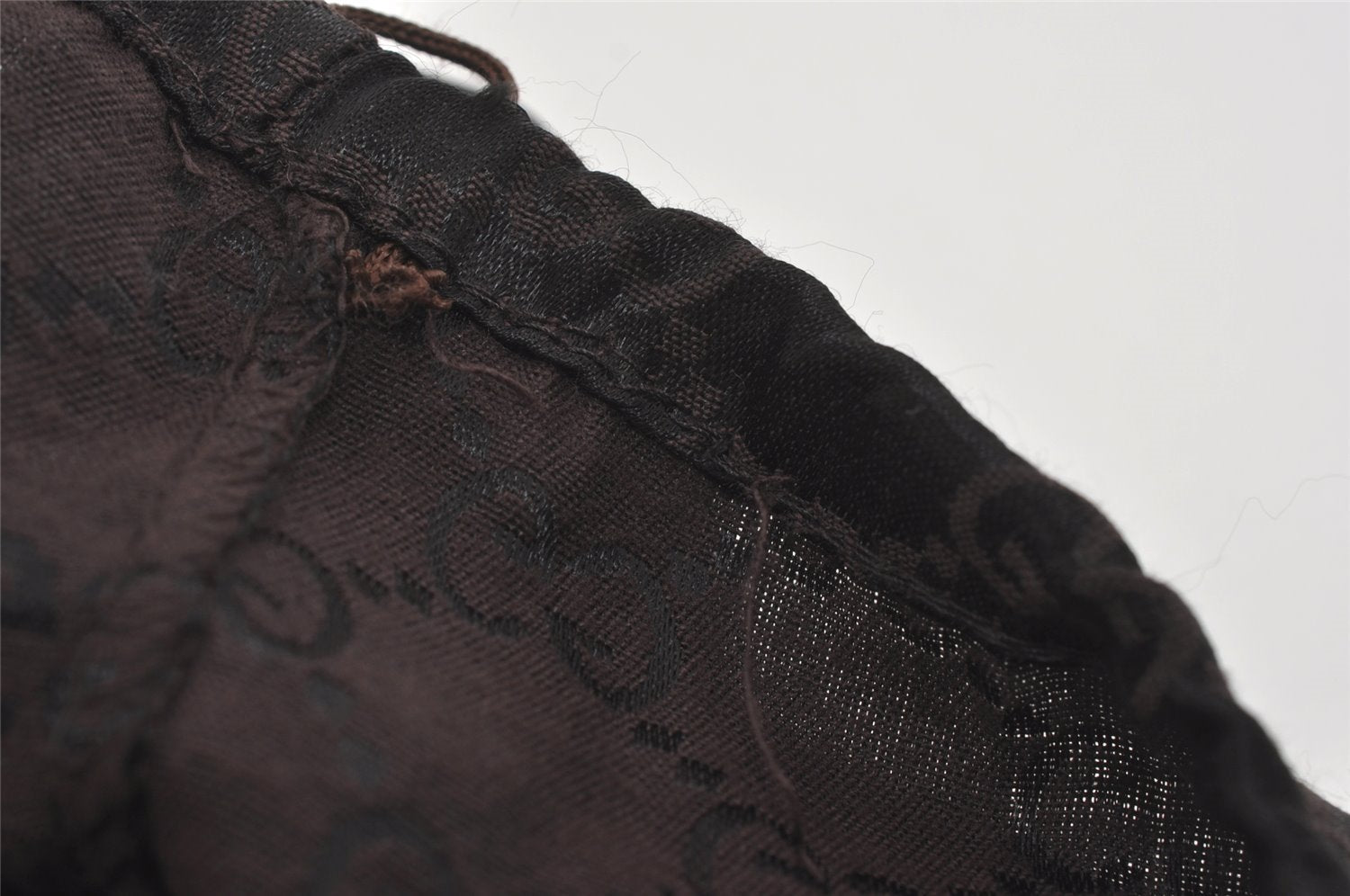 Authentic GUCCI Shoulder Hand Bag Purse GG Canvas Leather 146244 Black 4565I