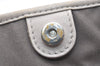 Authentic Christian Dior Panarea Cannage Tote Bag PVC Leather Gray 4565K