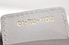 Authentic Christian Dior Panarea Cannage Tote Bag PVC Leather Gray 4565K