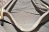 Authentic FENDI Vintage Zucchino Hand Bag Purse Canvas Leather Beige 4566I