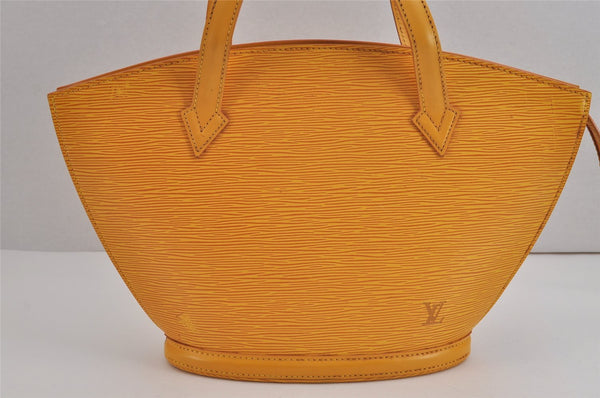 Authentic Louis Vuitton Epi Saint Jacques Hand Bag Yellow M52279 LV 4566J
