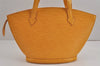 Authentic Louis Vuitton Epi Saint Jacques Hand Bag Yellow M52279 LV 4566J
