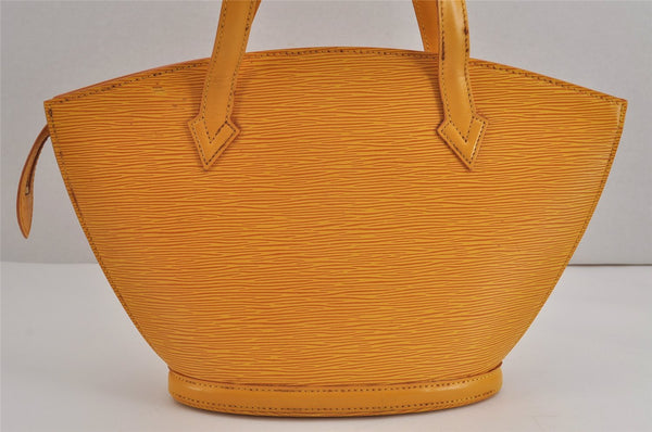 Authentic Louis Vuitton Epi Saint Jacques Hand Bag Yellow M52279 LV 4566J