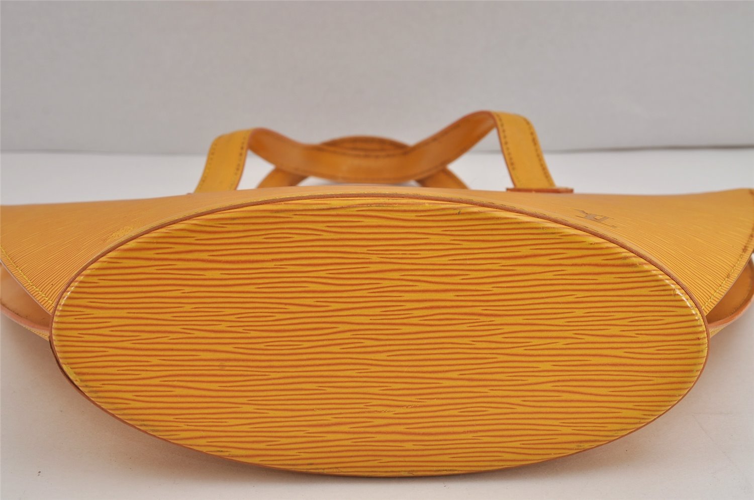 Authentic Louis Vuitton Epi Saint Jacques Hand Bag Yellow M52279 LV 4566J
