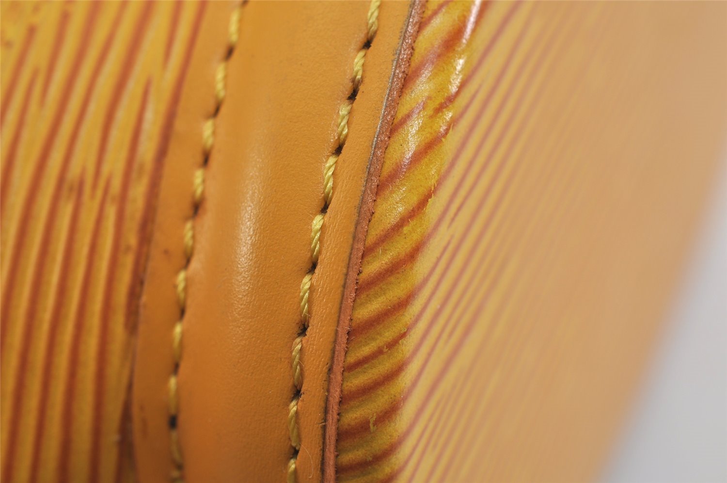 Authentic Louis Vuitton Epi Saint Jacques Hand Bag Yellow M52279 LV 4566J