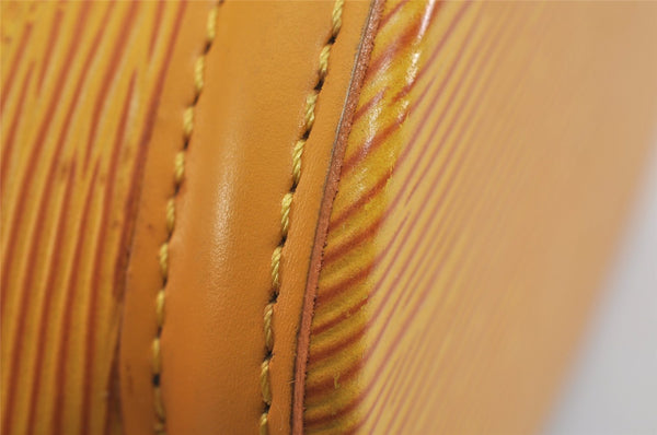 Authentic Louis Vuitton Epi Saint Jacques Hand Bag Yellow M52279 LV 4566J